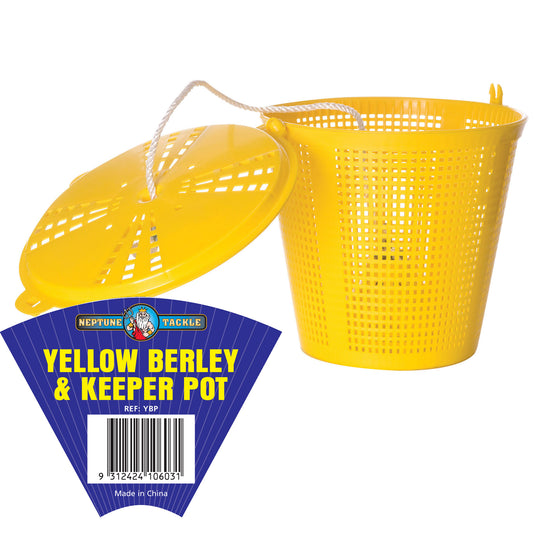 Neptune Tackle Yellow Berley Pot Large