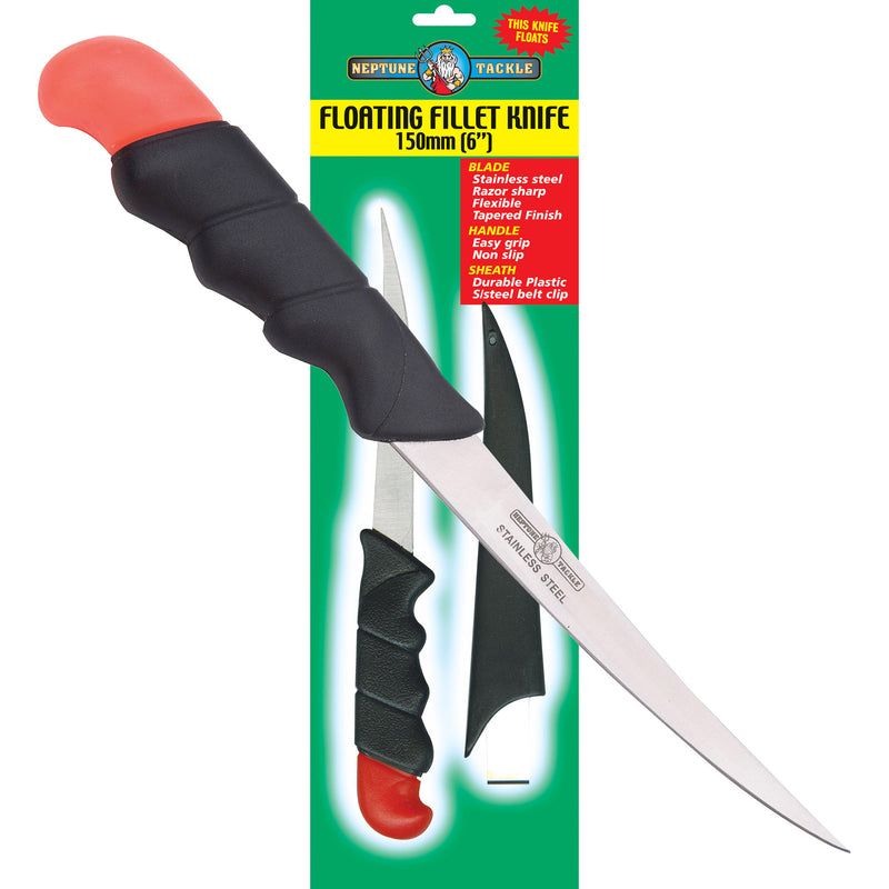 Load image into Gallery viewer, Neptune Tackle Fillet Knife [TYP:6" Floating wth Sheath]
