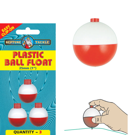 Neptune Tackle Plastic Ball Floats [SIZ:25mm]