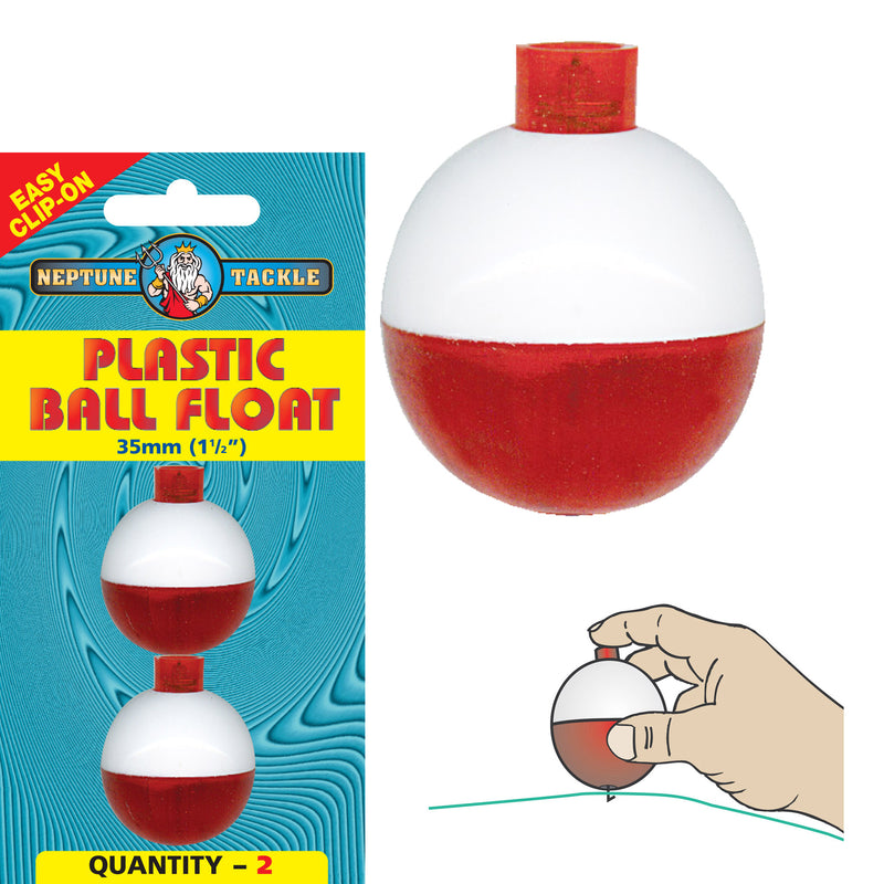 Load image into Gallery viewer, Neptune Tackle Plastic Ball Floats [SIZ:35mm]
