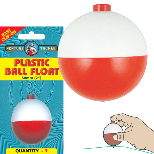 Neptune Tackle Plastic Ball Floats [SIZ:50mm]