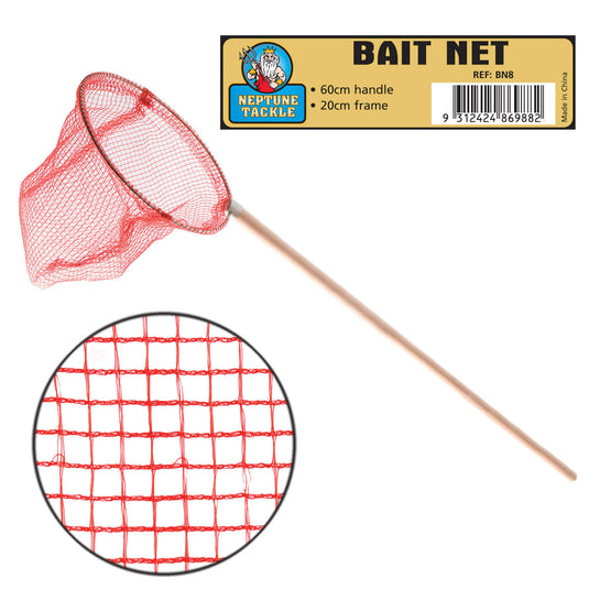 Neptune Tackle Bait Net [VAR:20cm wide Red Bait Net]