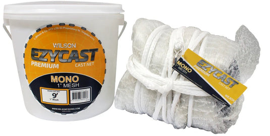 Wilson Ezycast Mono Cast Net Yellow [SIZ:9 ft - 1 inch]