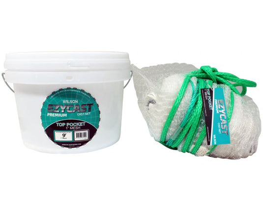 Wilson Ezycast Mono Cast Net Green [TIT:9’ 1” Top Pocket]