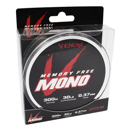Venom V Memory Free Mono 300m 20lb (0.30mm) [LIN:20lb (0.30mm)]
