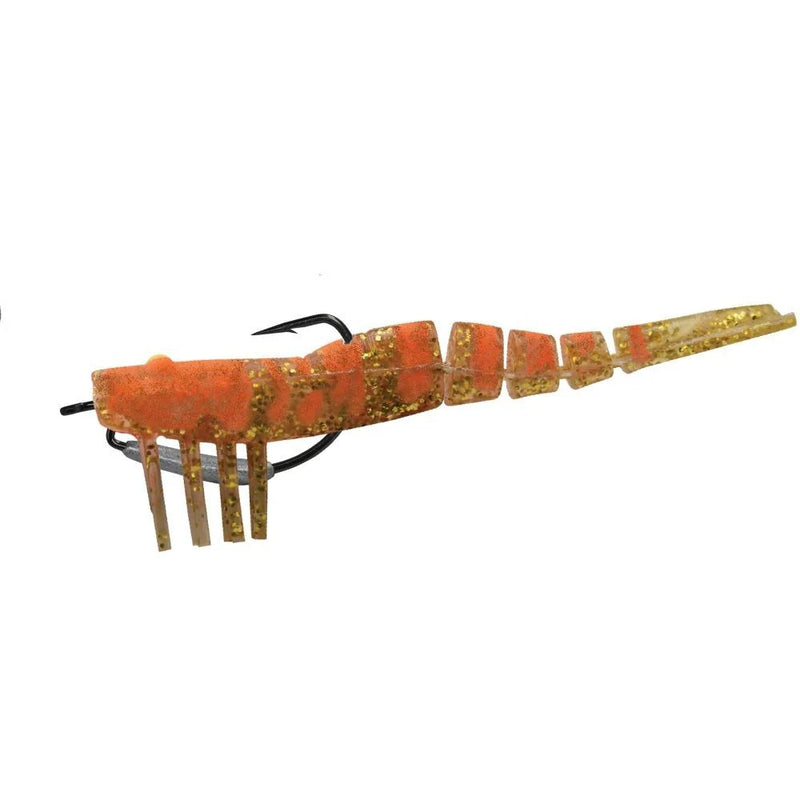 Load image into Gallery viewer, Wilson 5" Wild Shrimp Weedless 17g - 5/0 [COL:Orange Nugget]
