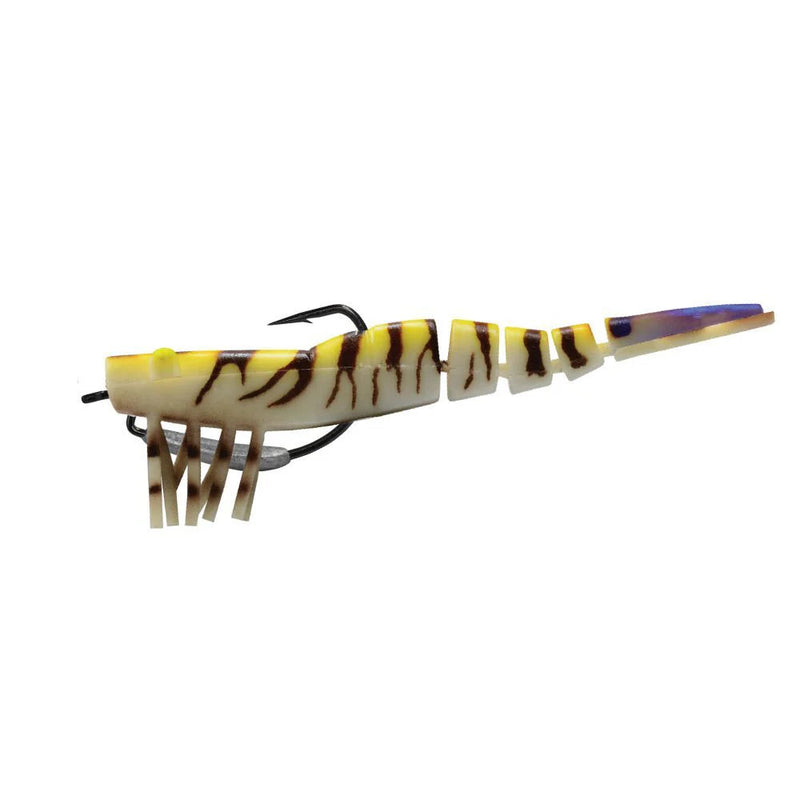 Load image into Gallery viewer, Wilson 7" Wild Shrimp Weedless 46g - 10/0 [COL:Black Tiger]
