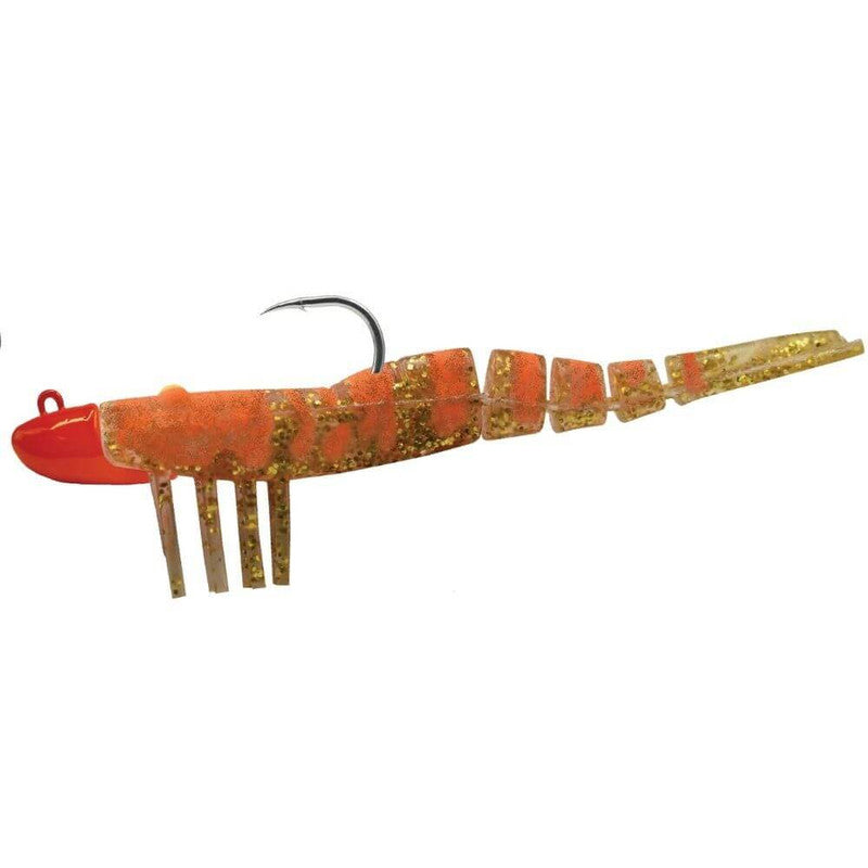 Load image into Gallery viewer, Wilson 7" Wild Shrimp Exposed 57g - 12/0 [COL:Orange Nugget]
