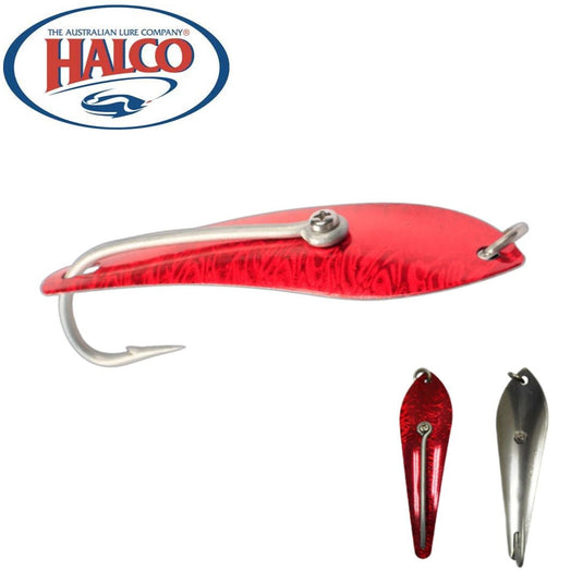 Halco Barra Spoon Sparkler [SIZ:3” COL:Red]