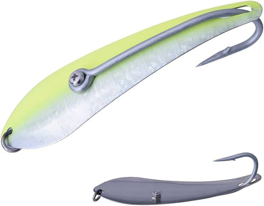 Halco Barra Spoon Sparkler [COL:3" Silver Chartreuse]