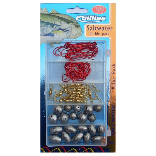 Gillies Saltwater Tackle Pack 100pc