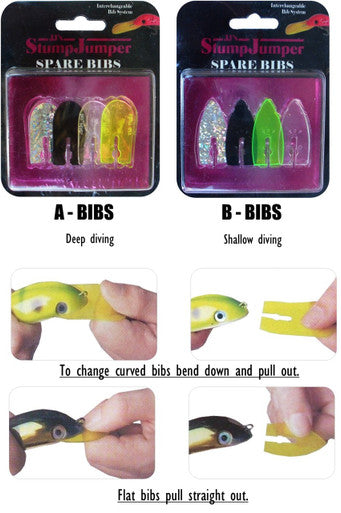 Load image into Gallery viewer, JJ's Stump Jumper Spare Bibs (4pk) [SIZ:1A]
