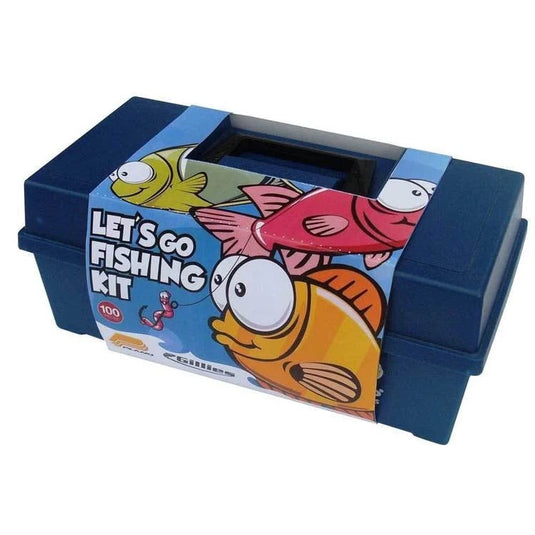 Plano Tackle Box Let's Go Fishing Kit [COL:Blue]