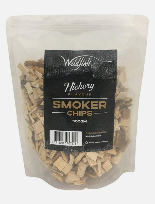 Wildfish Smoking Chips 500g Hickory