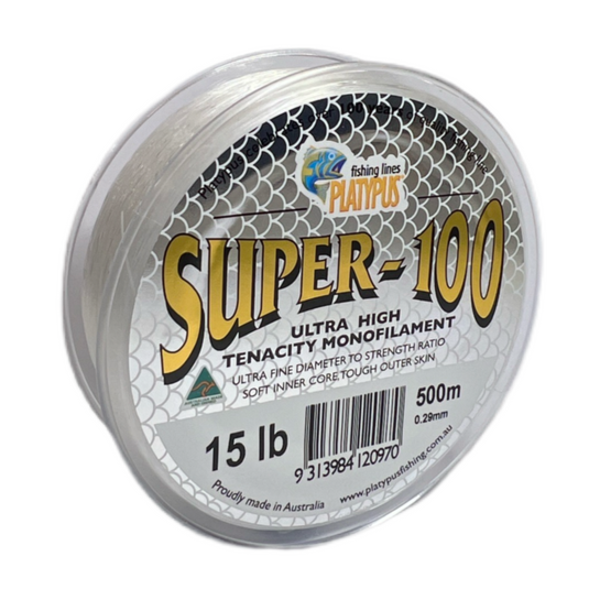 Platypus Super 100 Mono 500m [LIN:20lb]