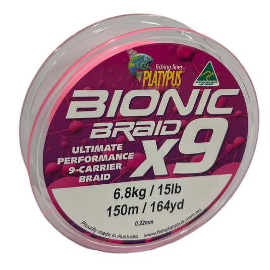 Platypus Bionic Braid X9 - 150m [LIN:20lb]