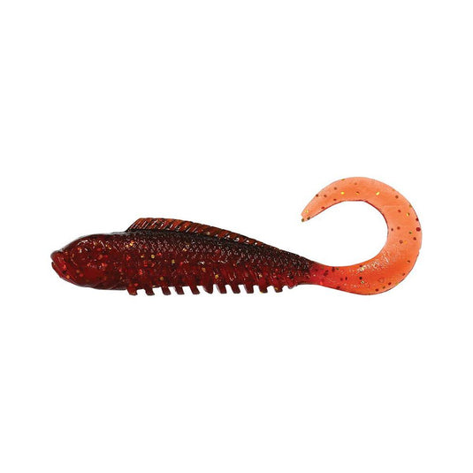 Squidgies Wriggler 80mm Soft Plastics (6 Pack) [COL:Red Rum]
