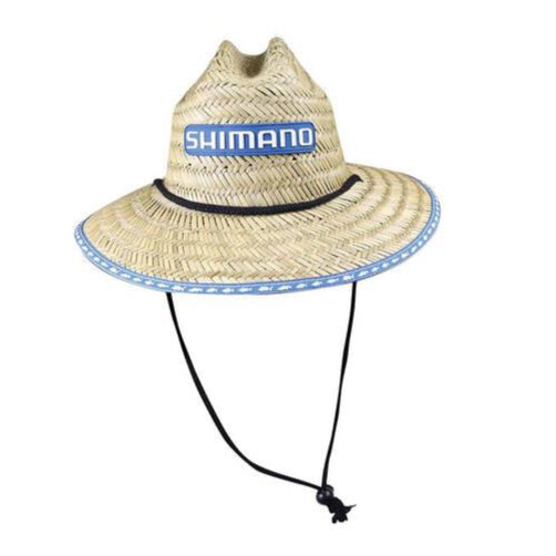 SHIMANO Kids Straw Hat [COL:Blue trim]