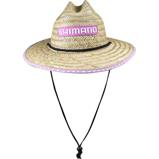 SHIMANO Kids Straw Hat [COL:Pink trim]