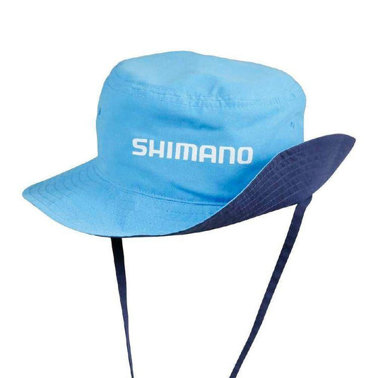 SHIMANO Kids Reversible Bucket Hat [COL:Cyan/Navy]