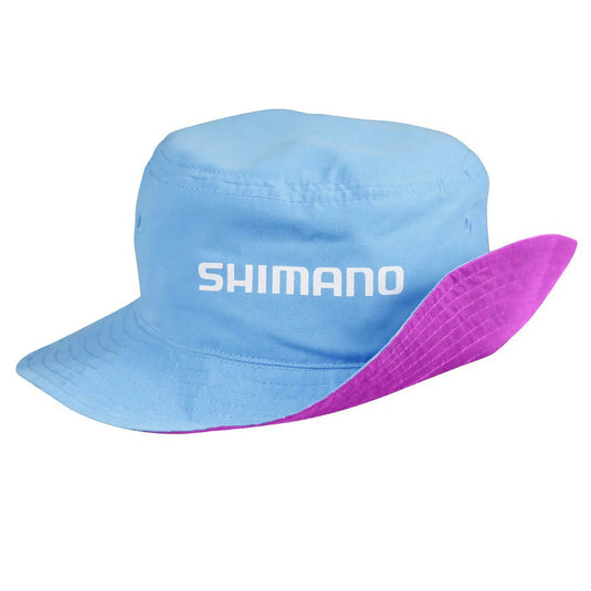 SHIMANO Kids Reversible Bucket Hat [COL:Cyan/Pink]