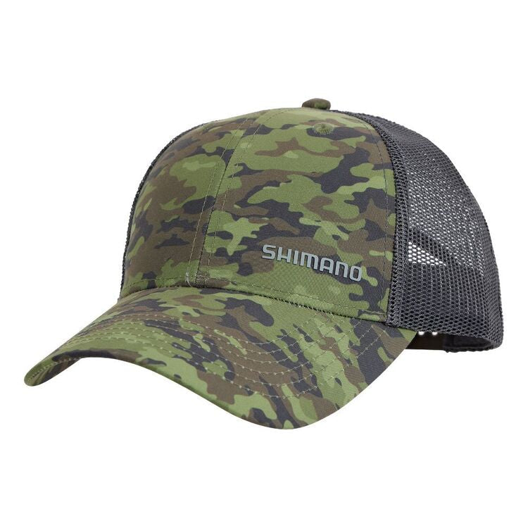 Load image into Gallery viewer, SHIMANO Trucker Caps [COL:Moss Camo]
