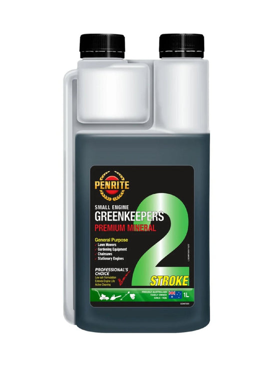 Penrite Small Engine Green Keepers Premium Mineral 2 Stroke Oil 1lt