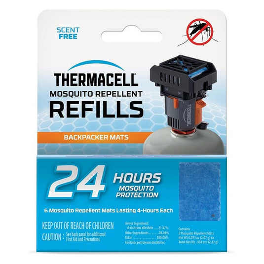 Thermacell Backpacker Refill Mats 24hr (6pk) THM24