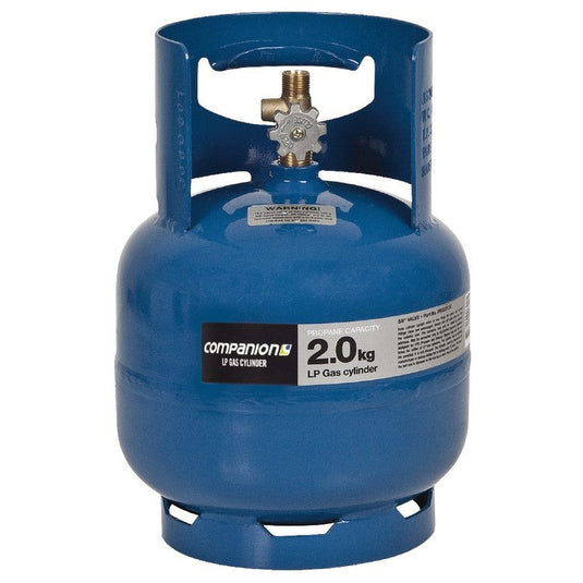 Companion 3/8 LH 2kg LPG Cylinder
