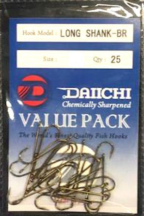 Load image into Gallery viewer, Daiichi Long Shank BR Hooks [SIZ:#4]
