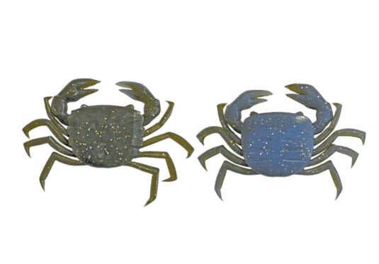 Strike Pro Finesse Crab (6 Pack) [COL:Blue Swimmer]