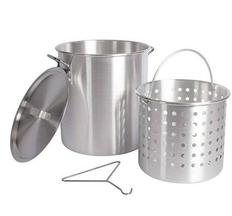 Campfire Aluminium Stockpot & Basket 30lt