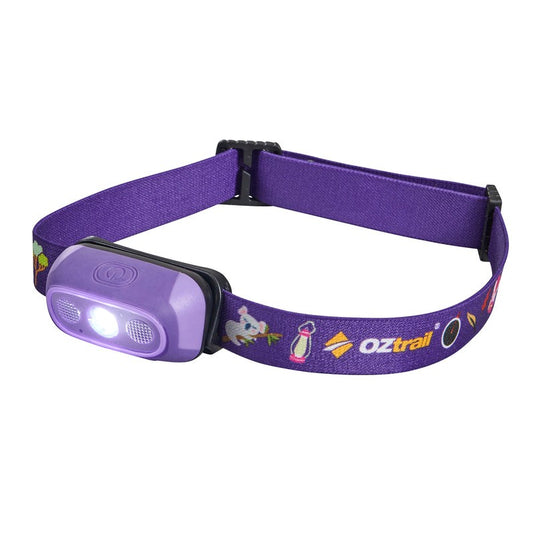 Oztrail 80L Lumos Twinkle Kids Headlamp - [COL:Purple]