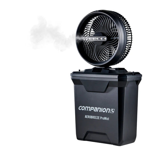 Companion Aerobreeze Pro Mist 25cm Oscillating Misting Fan Default Title
