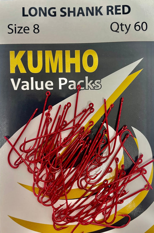 Kumho Long Shank Red Hooks [SIZ:4]