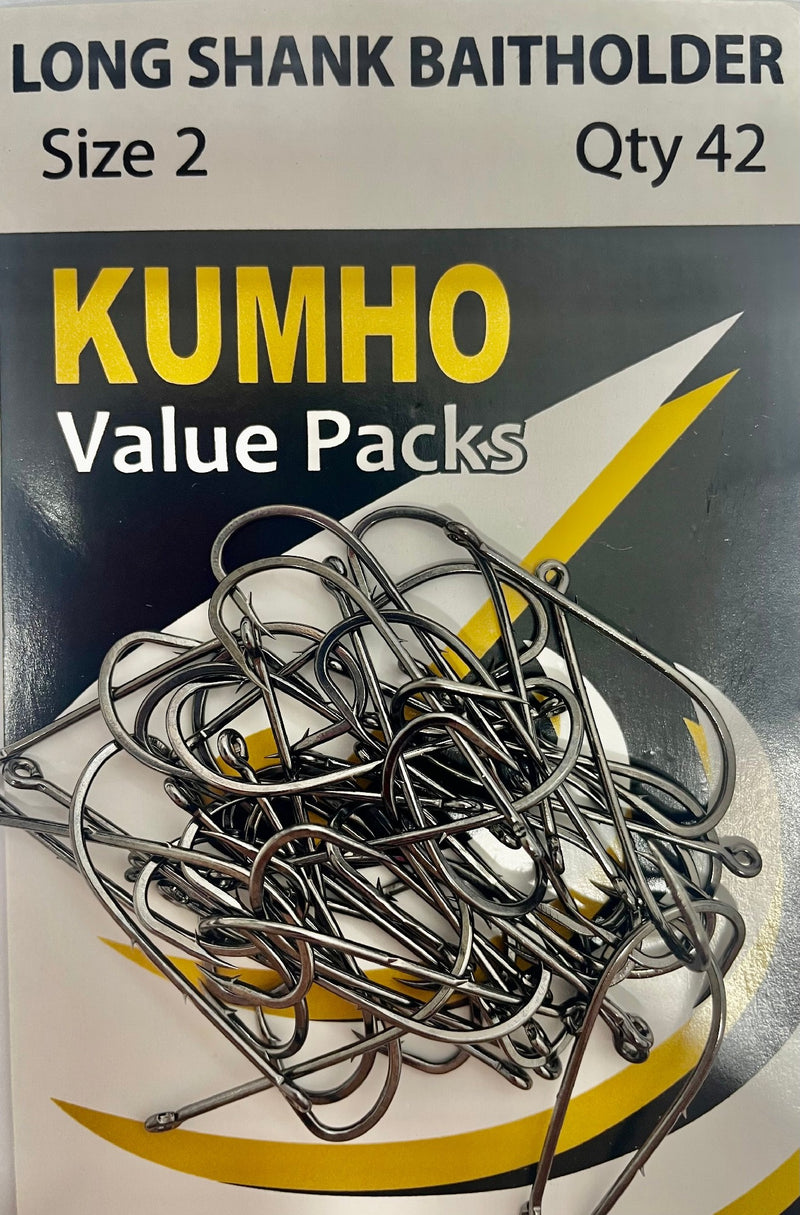 Load image into Gallery viewer, Kumho Long Shank Bait Holder Hooks [SIZ:6]
