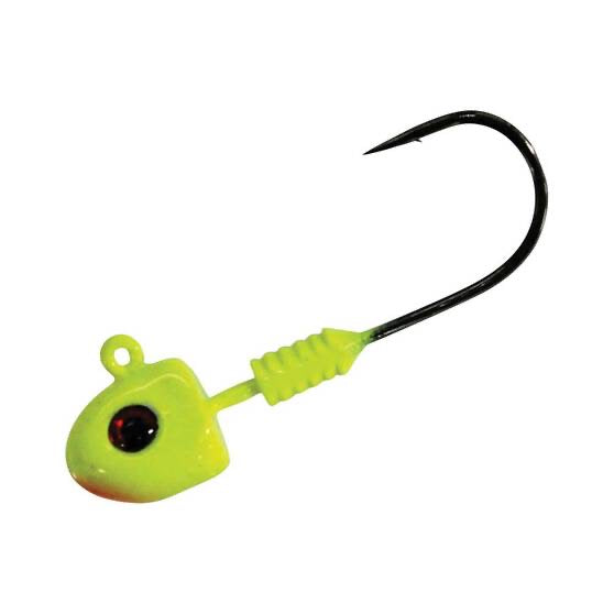 Load image into Gallery viewer, TT Demonz Jig Heads [SIZ:1/0 COL:Chartreuse WEI:1/6]
