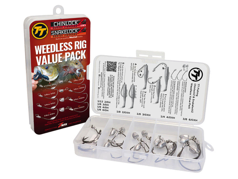 Load image into Gallery viewer, TT Jig Head Packs [TIT:Weedless Rig]
