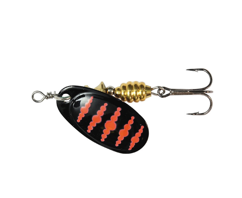 Load image into Gallery viewer, TT Spintrix Size 3 (6.8g) [COL:Black Red Dots]
