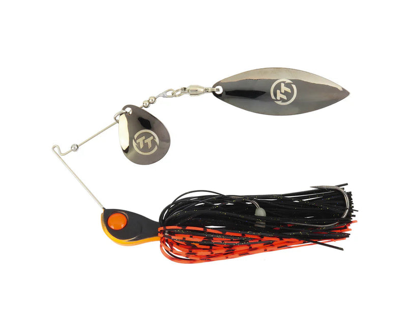 Load image into Gallery viewer, TT Vortex + Compact Spinnerbait 1/8 oz [COL:Orange Nightmare]
