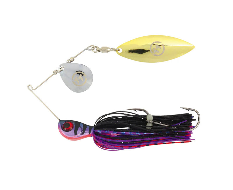 Load image into Gallery viewer, TT Vortex + Compact Spinnerbait 1/2 oz [COL:Purple Nightmare]
