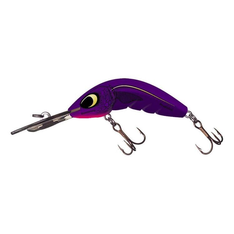 Load image into Gallery viewer, Predatek Boomerang 80mm Deep Hardbody Lure [COL:Deep Purple]
