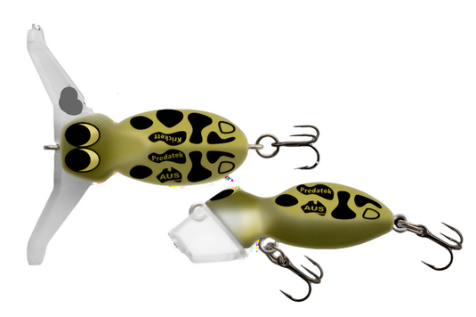 Predatek K45 Krickett Vibrant Surface Paddler (Clear Bib) [COL:Bush Bug]