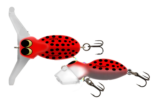 Predatek K45 Krickett Vibrant Surface Paddler (Clear Bib) [COL:Fire Bug]