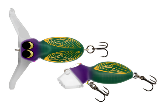 Predatek K45 Krickett Vibrant Surface Paddler (Clear Bib) [COL:Jewel Bug]