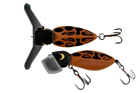 Predatek Bass Bug 60mm Surface Lure [COL:Bronze Bug]