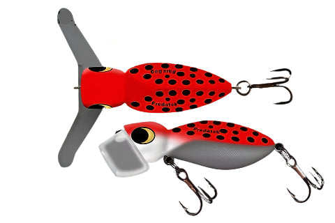Predatek Bass Bug 60mm Surface Lure [COL:Fire Bug]