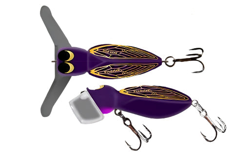 Predatek Bass Bug 60mm Surface Lure [COL:Deep Purple]