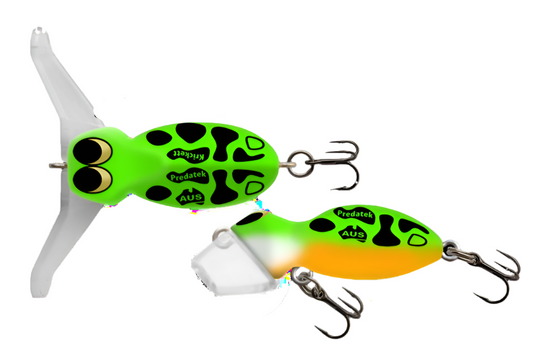 Predatek K45 Krickett Vibrant Surface Paddler (Clear Bib) [COL:Mango Frog]