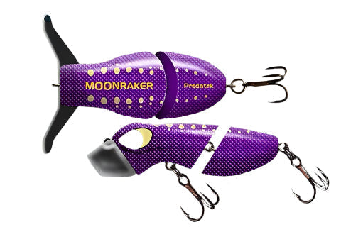 Load image into Gallery viewer, Predatek Moon Raker 65mm Surface Lure [COL:Deep Purple]
